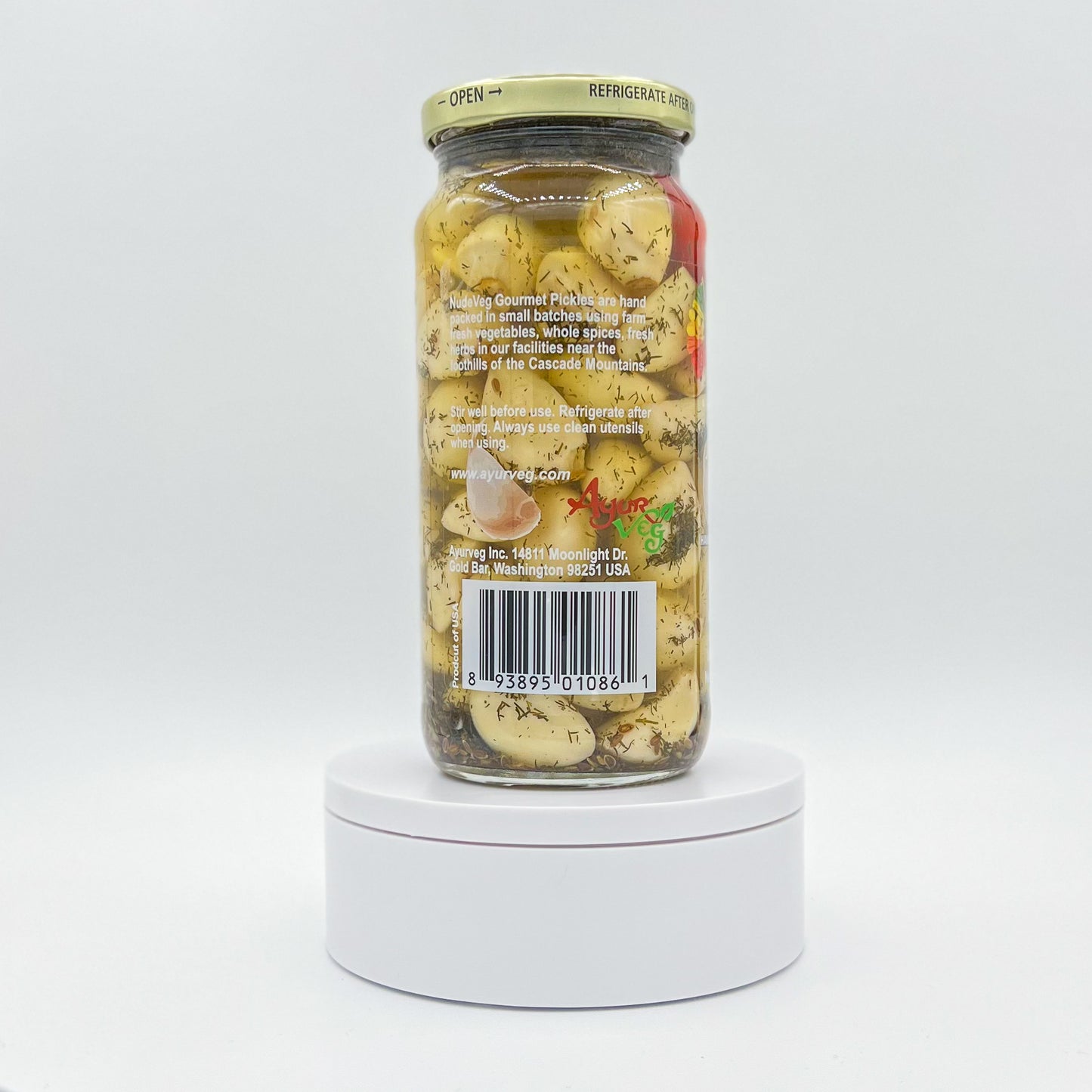 Spicy Dill Pickled Garlic