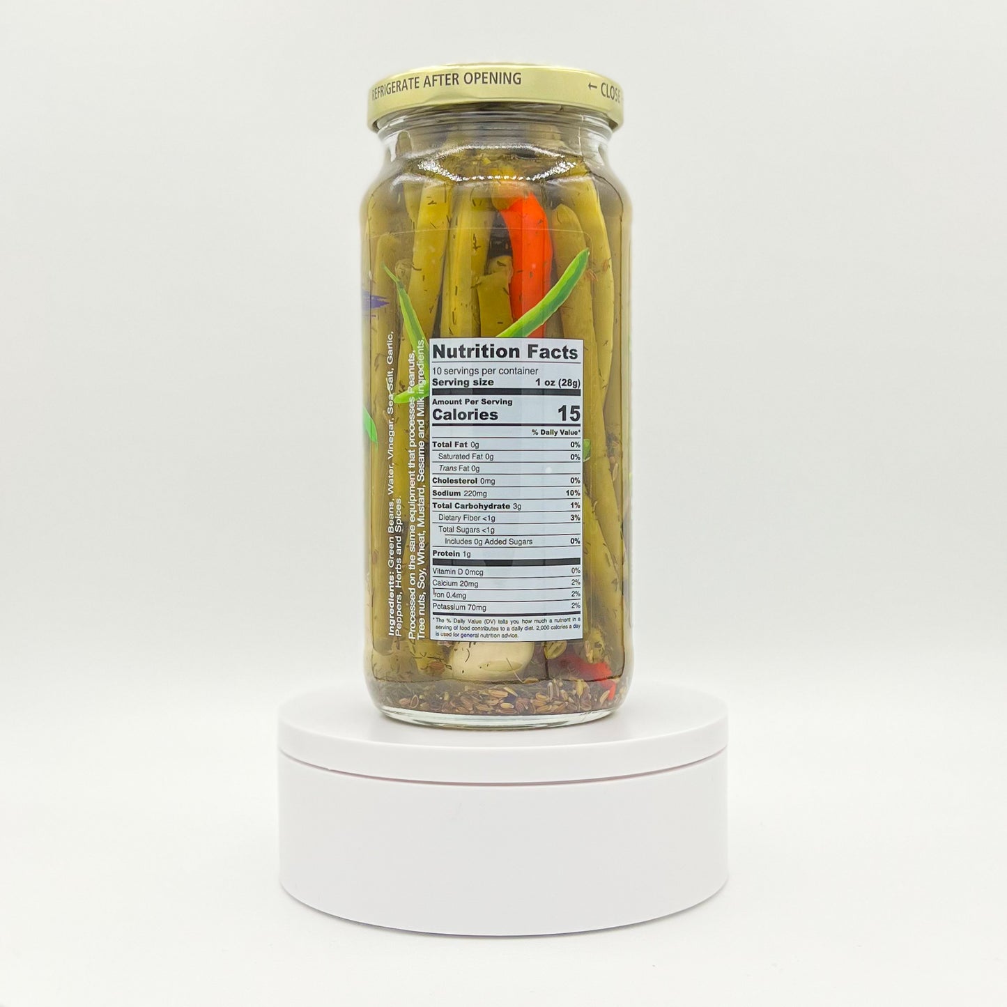 Spicy Dill Pickled Beans